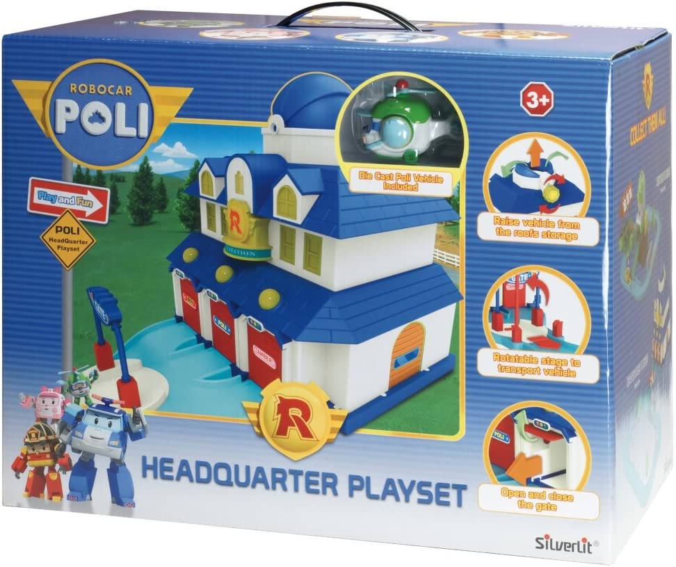 ROCCO 21736965 ROBOCAR POLI HEADQAURTE PLAYSET