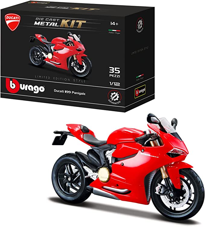 BURAGO 55101 MODEL KIT BDUCATI 1199 PANIGALE SCALA 1/12