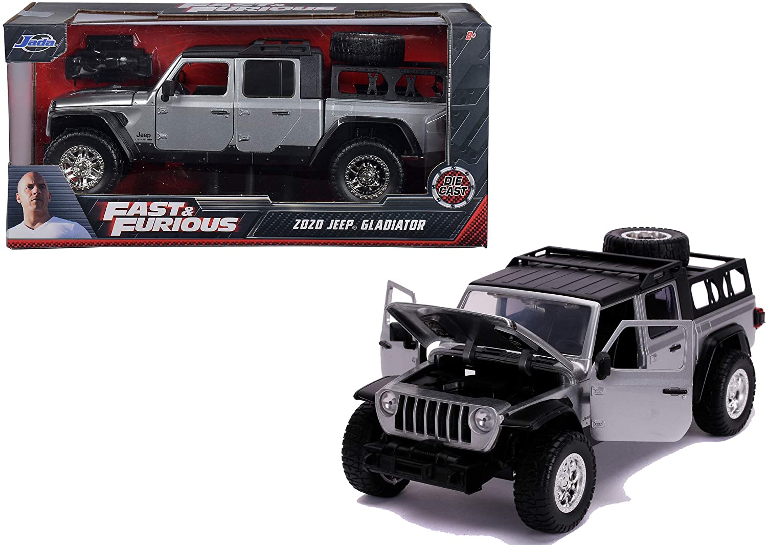 JADA 253203055 FAST & FURIOUS JEEP GLADIATOR SCALA 1/24