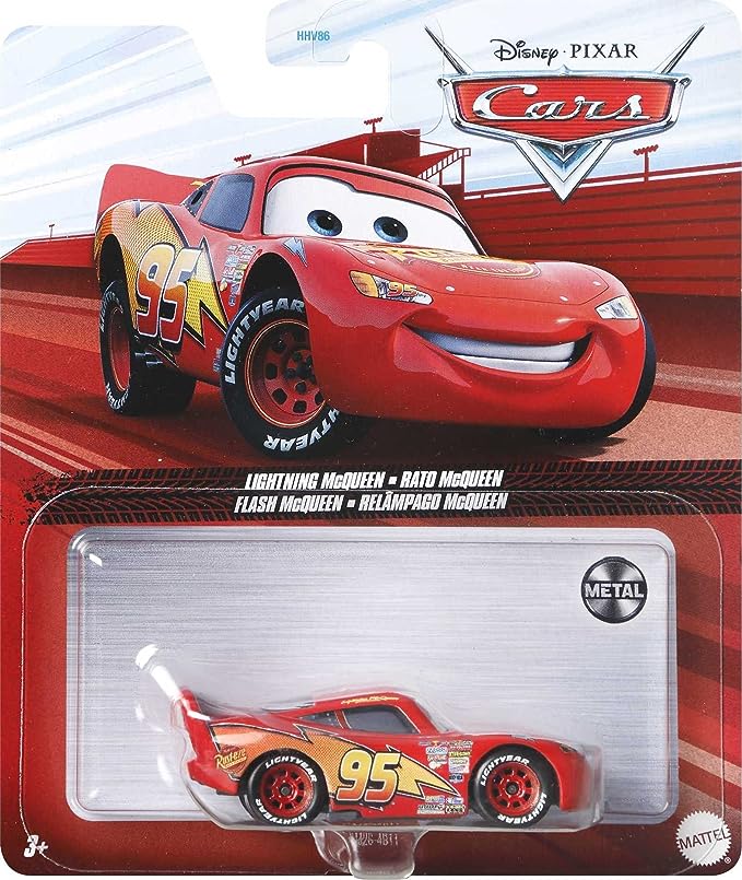 MATTEL FLM26 CARS LIGHTING MCQIEEN DIE CAST
