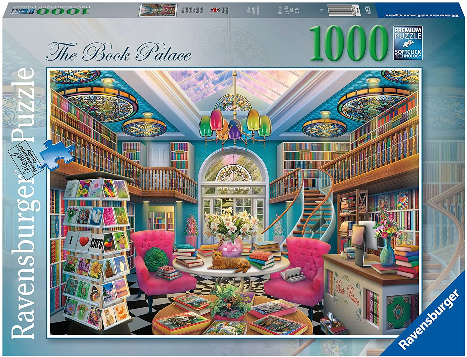 RAVENSBURGER 16959 PUZZLE DA 1000 PZ. IL REGNO DEI LIBRI