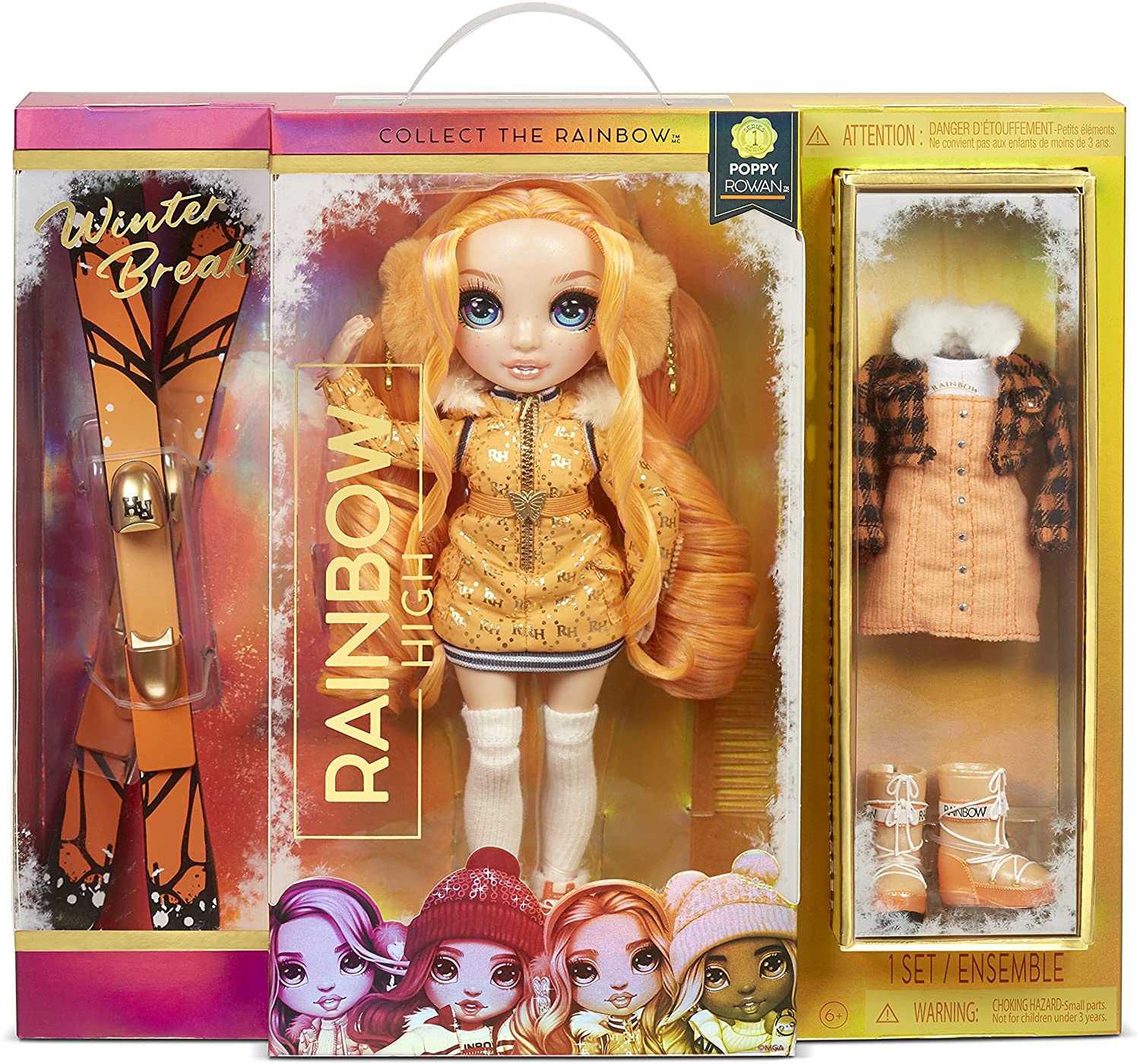 MGA 574767 RAINBOW HIGH FASHION WINTER BREAK DOLL POPPY ROWAN