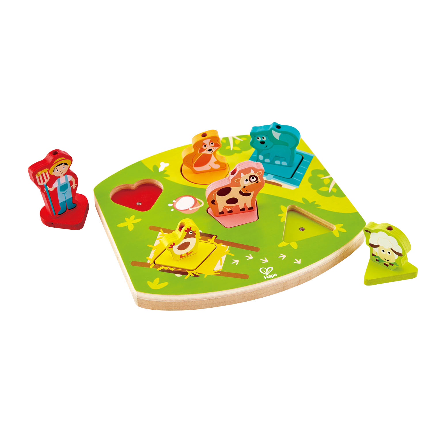 HAPE E1614 PUZZLE FORME FATTORIA