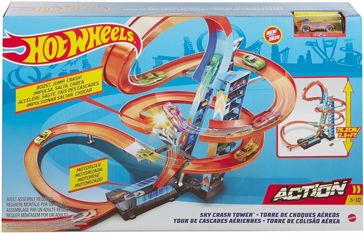 MATTEL GJM76 HOT WHEELS SKY CRASH TOWER