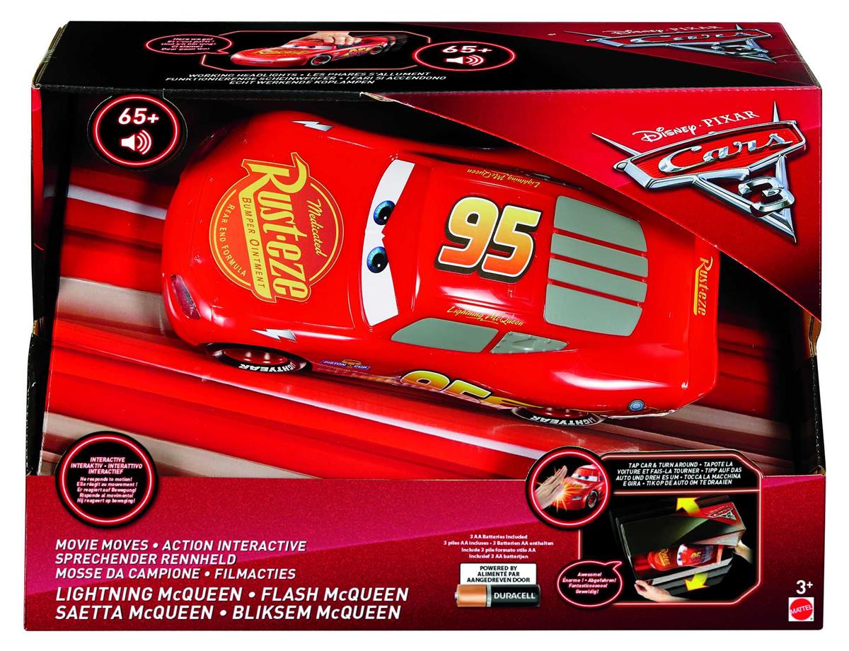 MATTEL FDW13 CARS SAETTA MCQUEEN RE ACTION INTERATTIVO