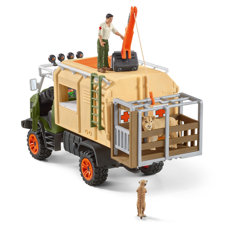 SCHLEICH 2542475 CAMION SOCCORSO ANIMALI