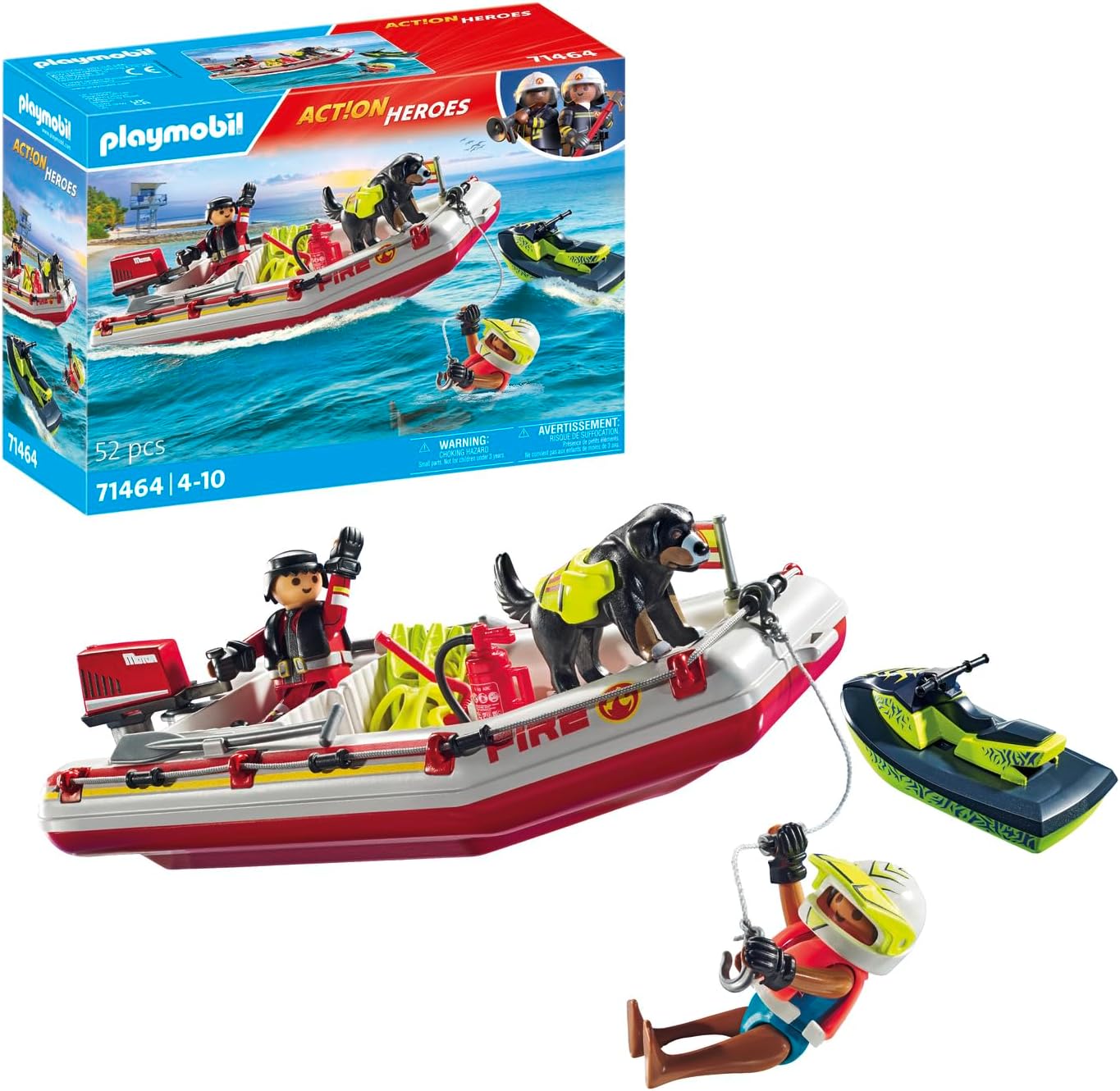 PLAYMOBIL 71464 GOMMONE DEI POMPIERI