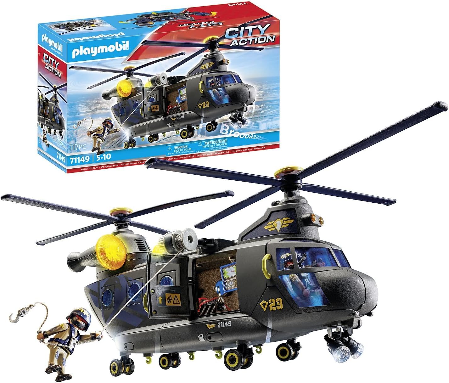 PLAYMOBIL 71149 ELICOTTERO JUMBO DELLE FORZE SPECIALI