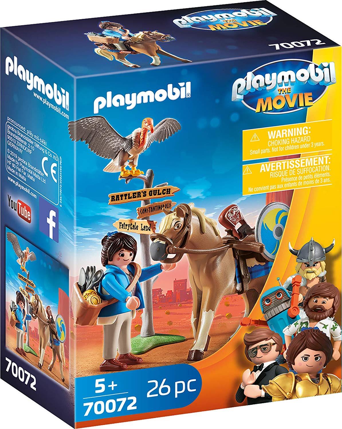 PLAYMOBIL 70072 THE MOVIE MARLA CON CAVALLO