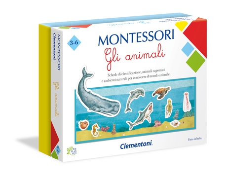 CLEMENTONI 16100 MONTESSORI ANIMALI