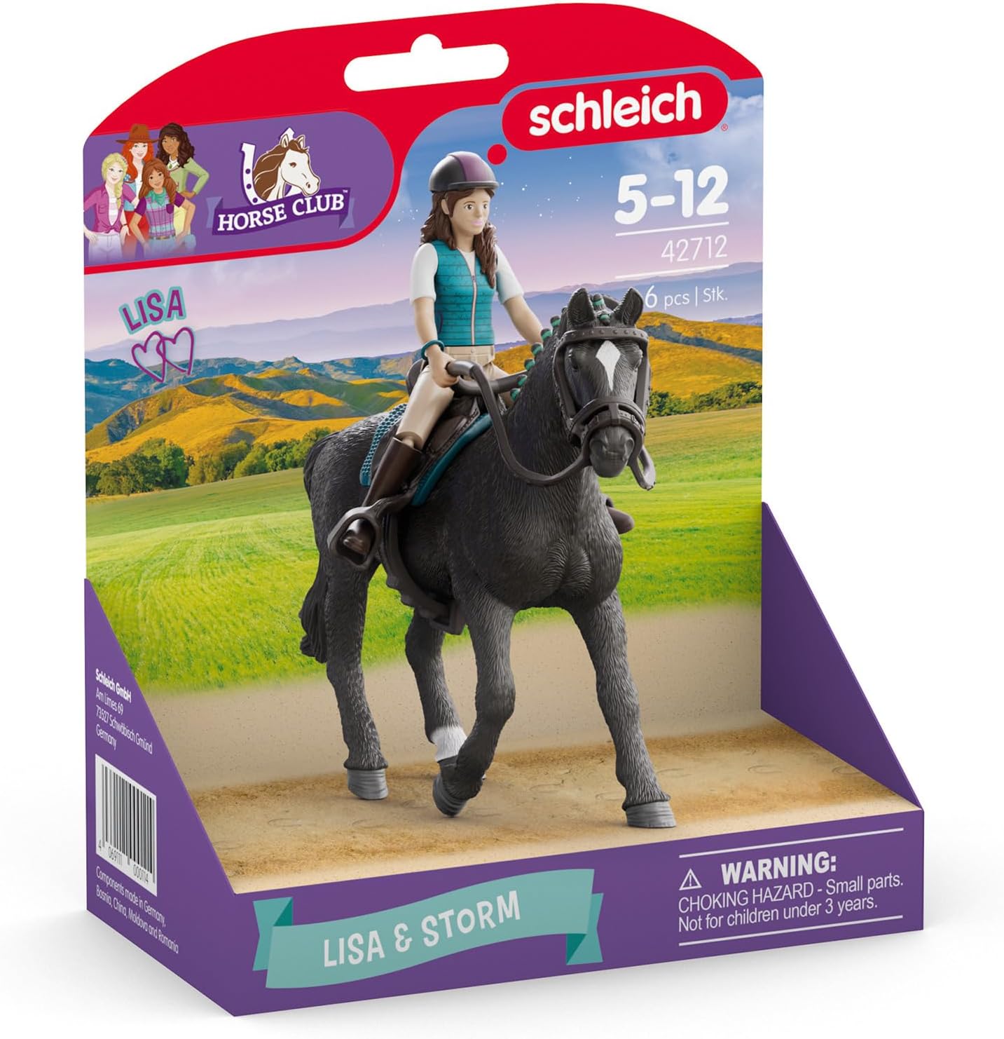 SCHLEICH 2542712 HORSE CLUB LISA E STORM