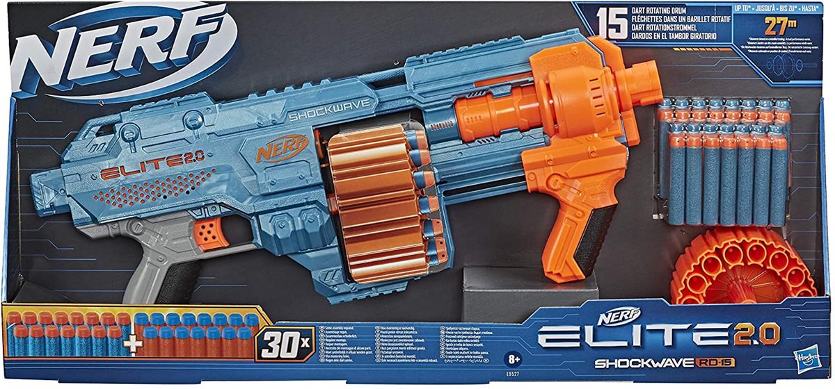 HASBRO E9527EU4 NERF ELITE 2.0 SCHOCKWAVE RD 15