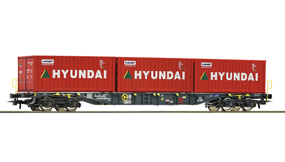 ROCO 76932 CARRO PORTACONTAINER HYUNDAI