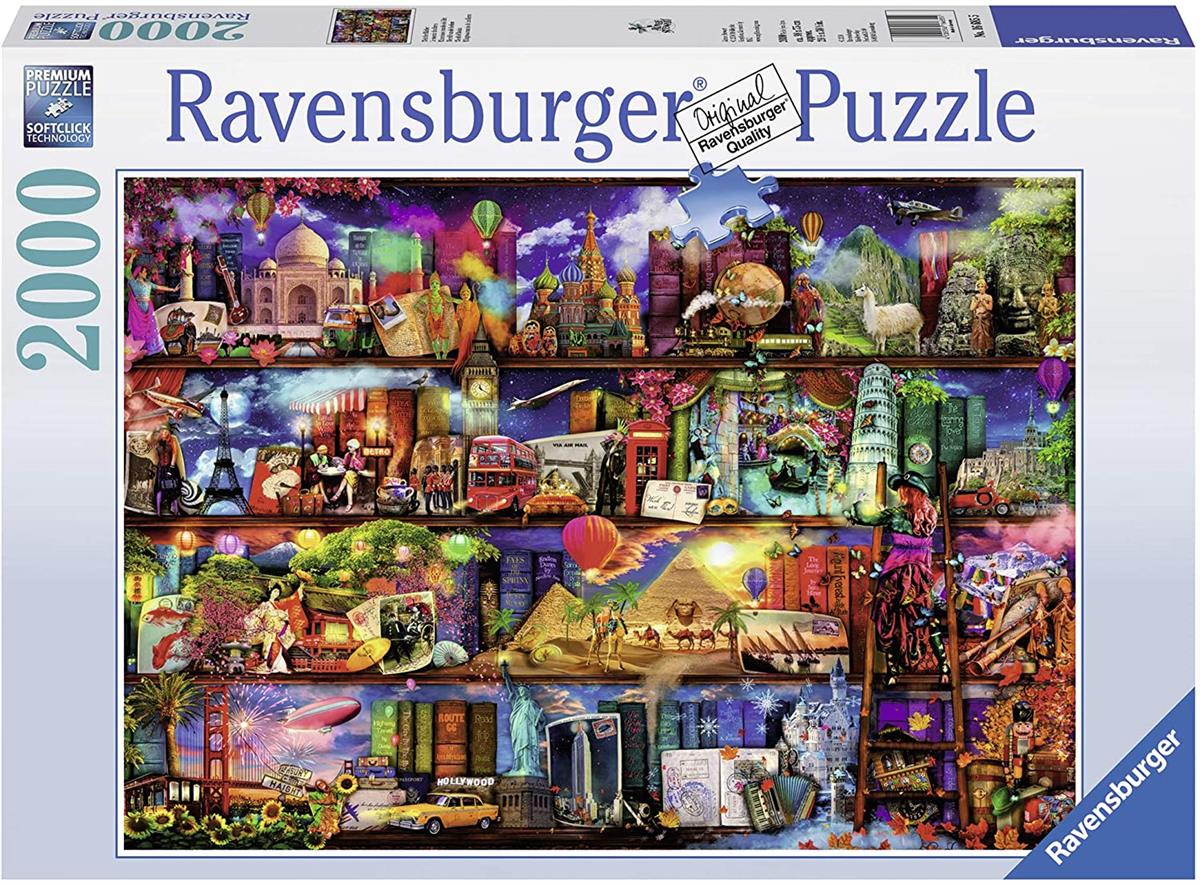 RAVENSBURGER 16685 PUZZLE DA 2000 PZ. IL MONDO DEI LIBRI