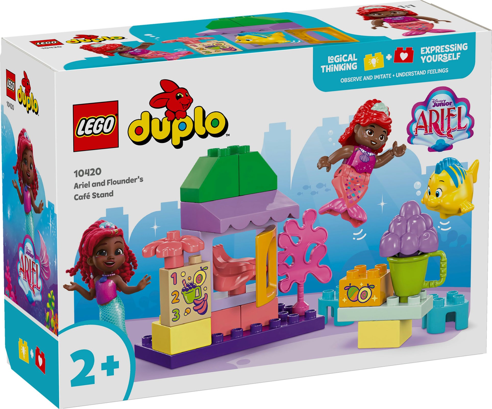 LEGO 10420 IL CHIOSCO DEL CAFFE' DI ARIEL E FLOUNDER DUPLO