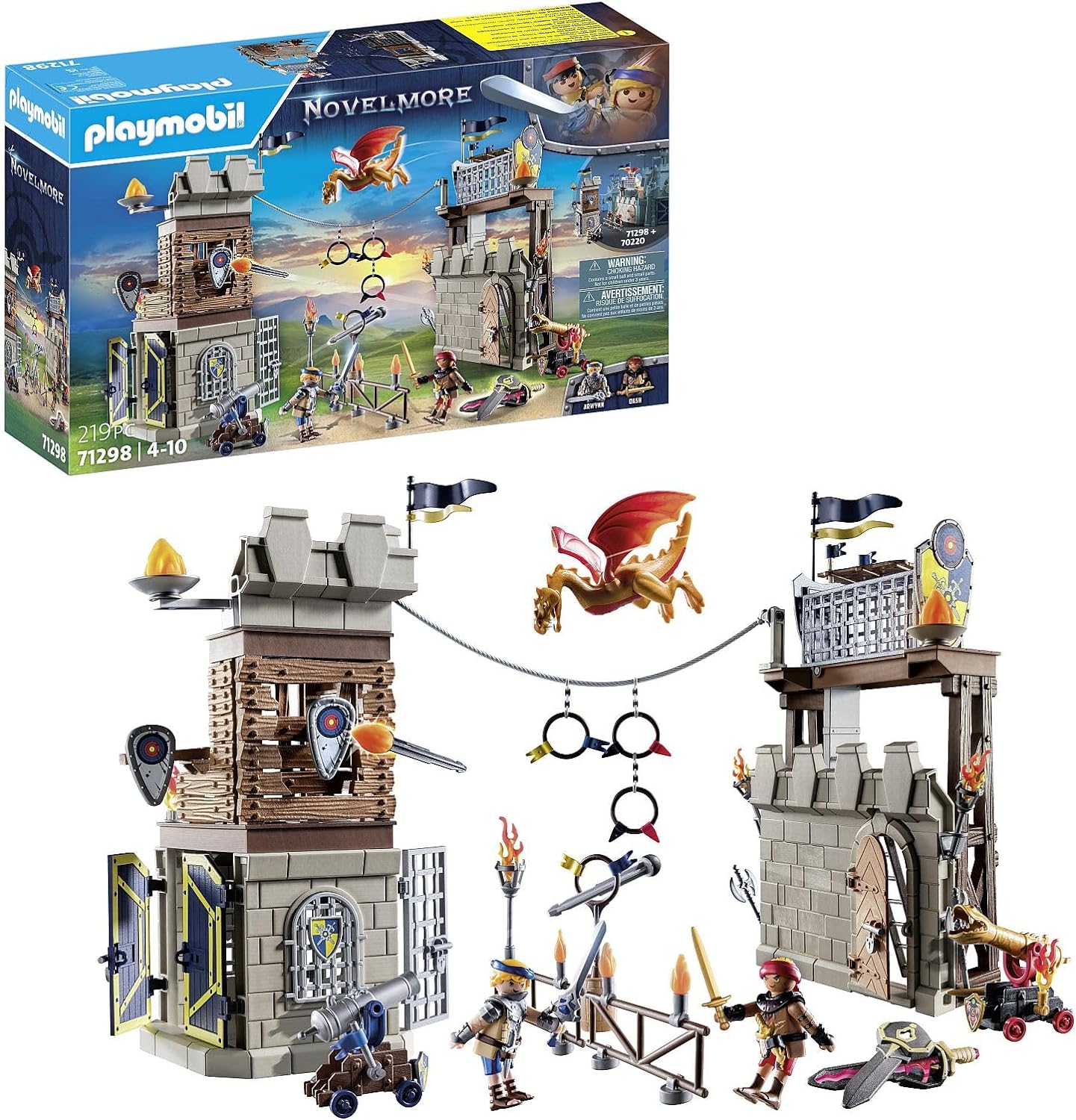 PLAYMOBIL 71298 ARENA DEL TORNEO DI NOVELMORE