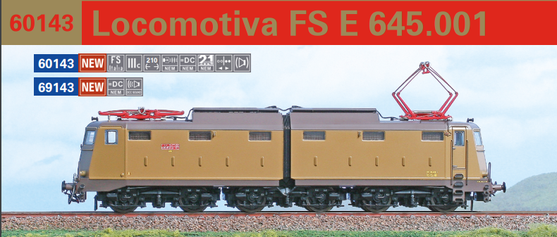 ACME 60143 LOCOMOTIVA FS E645.001