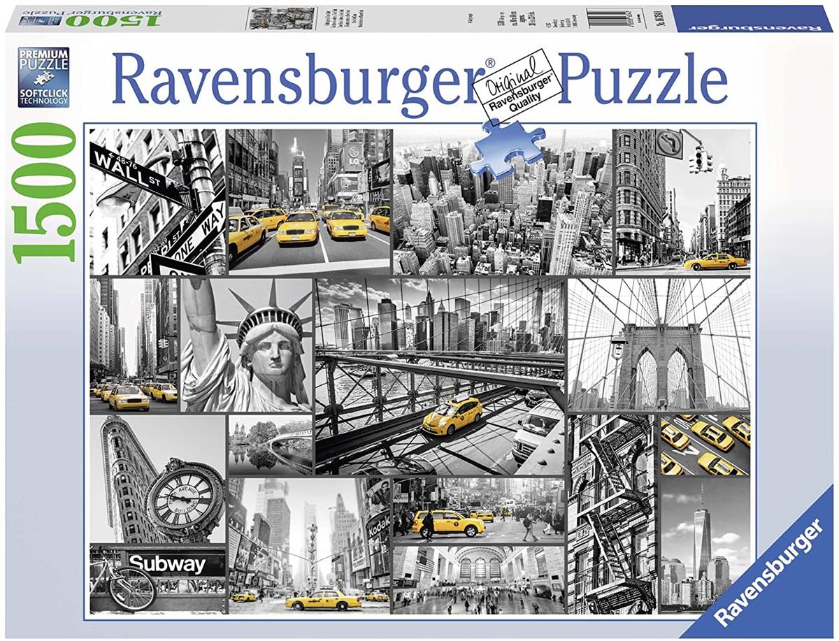 RAVENSBURGER 16354 PUZZLE DA 1500 PZ. COLORI A NEW YORK