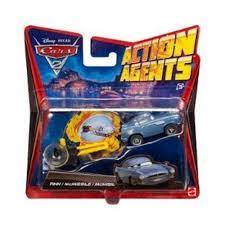 MATTEL V3018 CARS ACTION AGENT FINNMCMISSILE