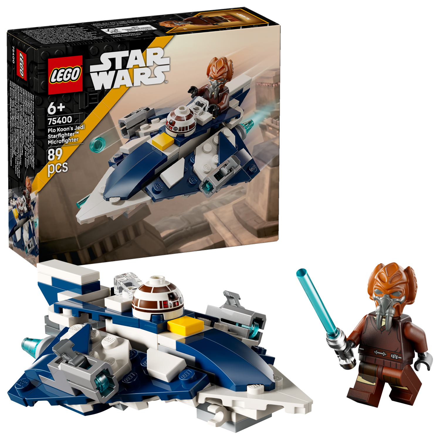 LEGO 75400 MICROFIGHTER JEDI STARFIGHTER DI PLO KOON STAR WARS
