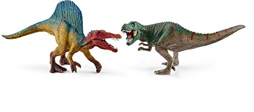 SCHLEICH 2541455 SPINOSAURO E T-REX PICCOLI