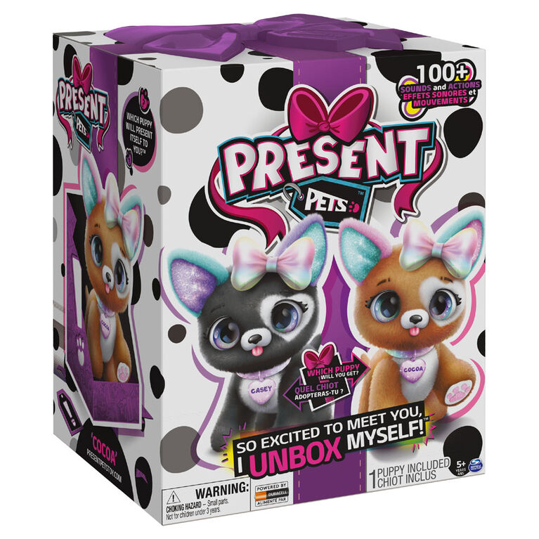 SPINMASTER 6059159 PRESENT PETS GLITTER