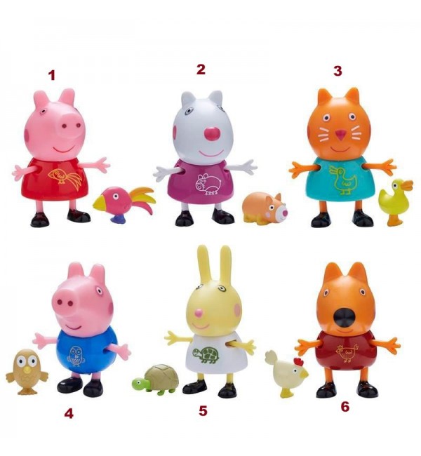 GIOCHI PREZIOSI PPC44000 PEPPA PIG PERSONAGGIO CON CUCCIOLO