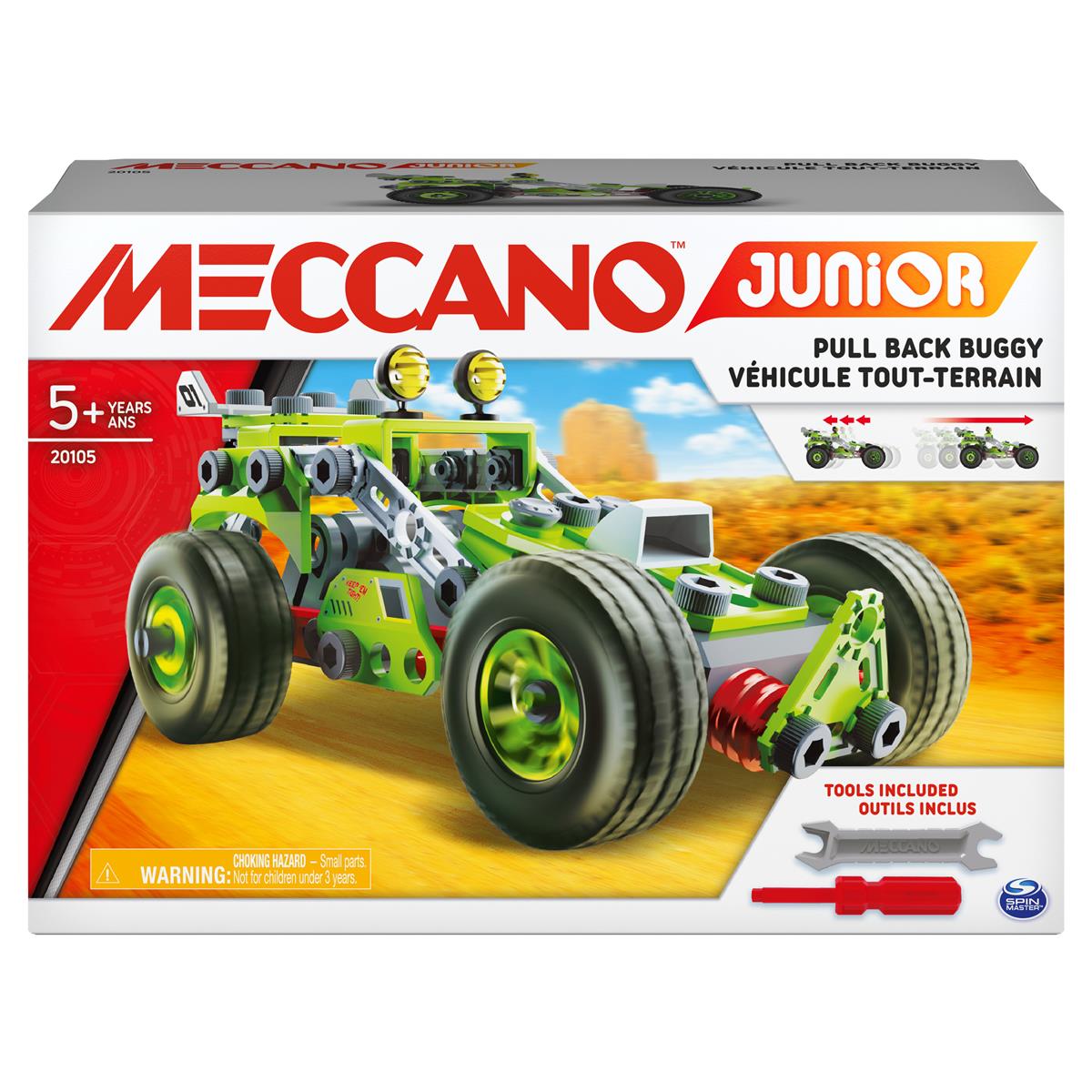 SPINMASTER 6055133 MECCANO JUNIOR VEICOLO BUGGY A RETROCARICA