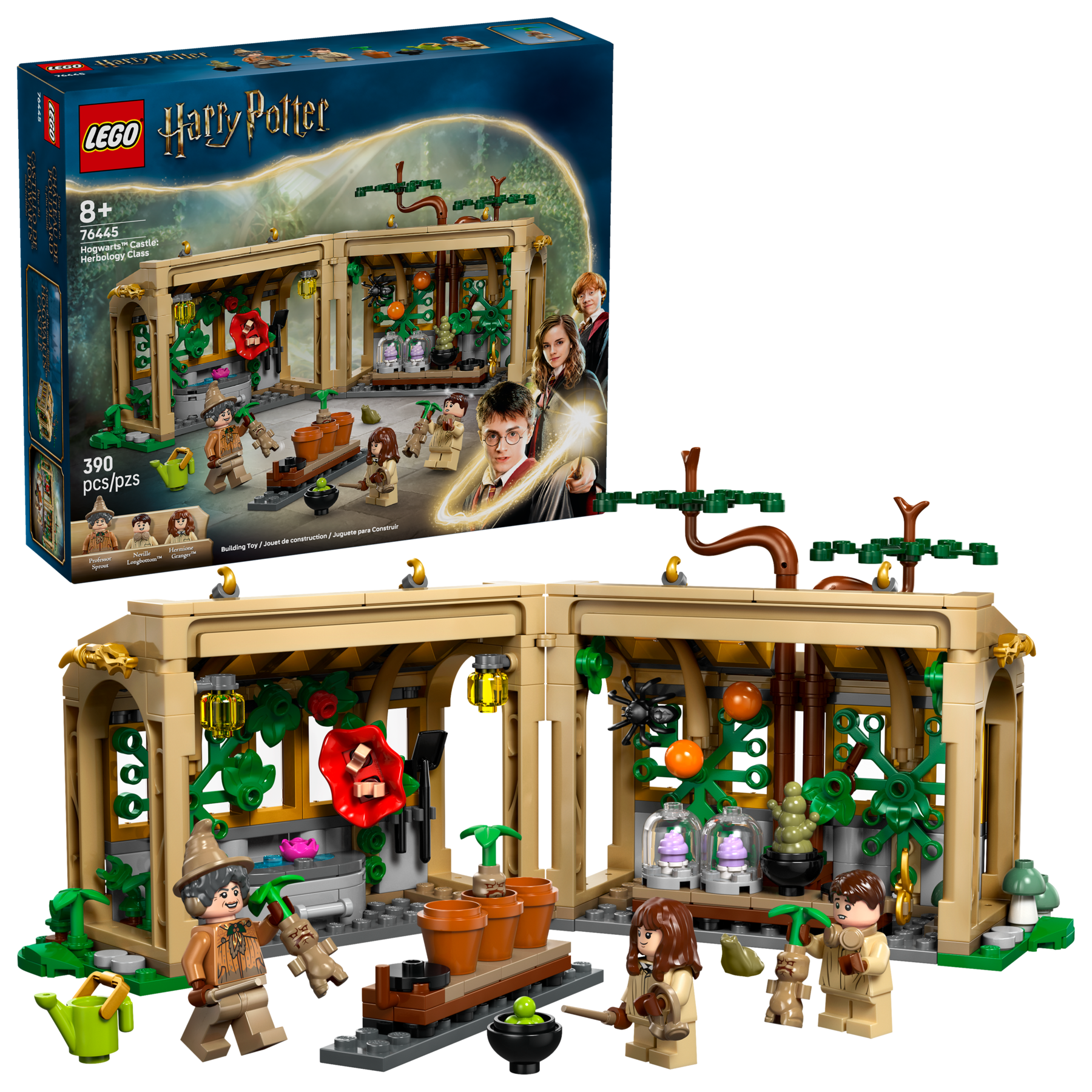 LEGO 76445 CASTELLO DI HOGWARTS LEZIONE DI ERBOLOGIA HARRY POTTER