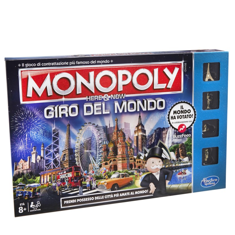 HASBRO B2348456 MONOPOLY GIRO DEL MONDO