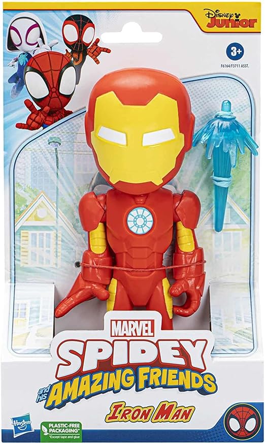 HASBRO F61645X2 SPIDEY MEGA FIGURA IRON MAN