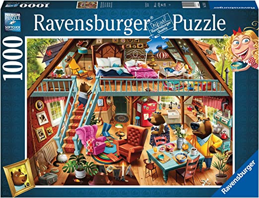 RAVENSBURGER 17311 PUZZLE DA 1000 PZ. RICCIOLI D'ORO E I TRE ORSI