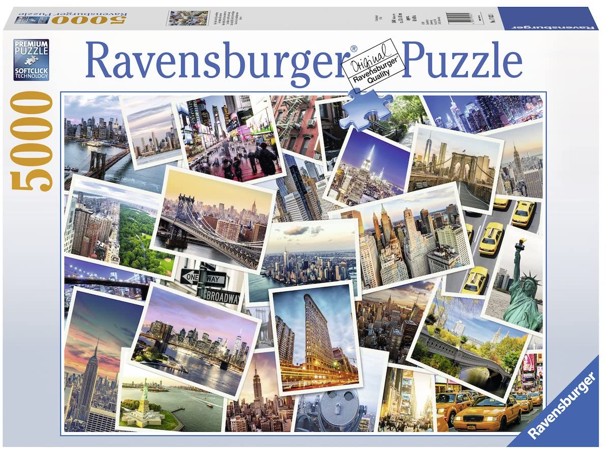 RAVENSBURGER 17433 PUZZLE DA 5000 PZ. NEW YORK LA CITTA' CHE NON DORMA MAI