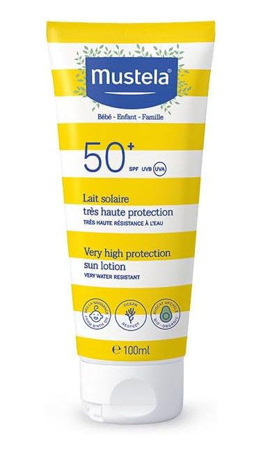 MUSTELA LATTE SOLARE SPF50+ CON BORRACCIA