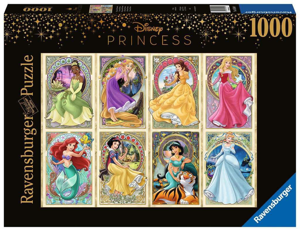 RAVENSBURGER 16504 PUZZLE DA 1000 PZ. PRINCIPESSE DELL'ART NOUVEAU