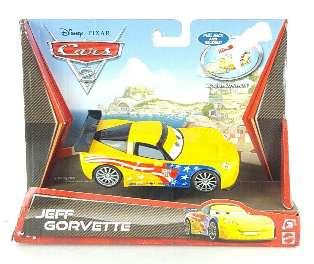 MATTEL V3007 CARS JEFF CORVETTE A RETROCARICA