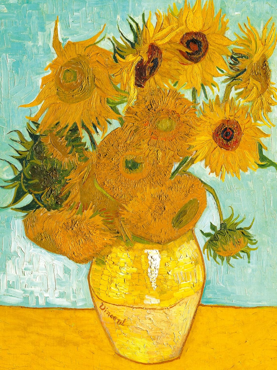 RAVENSBURGER 00078 PUZZLE DA 1500 PZ. VAN GOGH VASO CON GIRASOLI