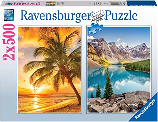 RAVENSBURGER 17267 PUZZLE DA 2X500 PZ. MAE E MONTI