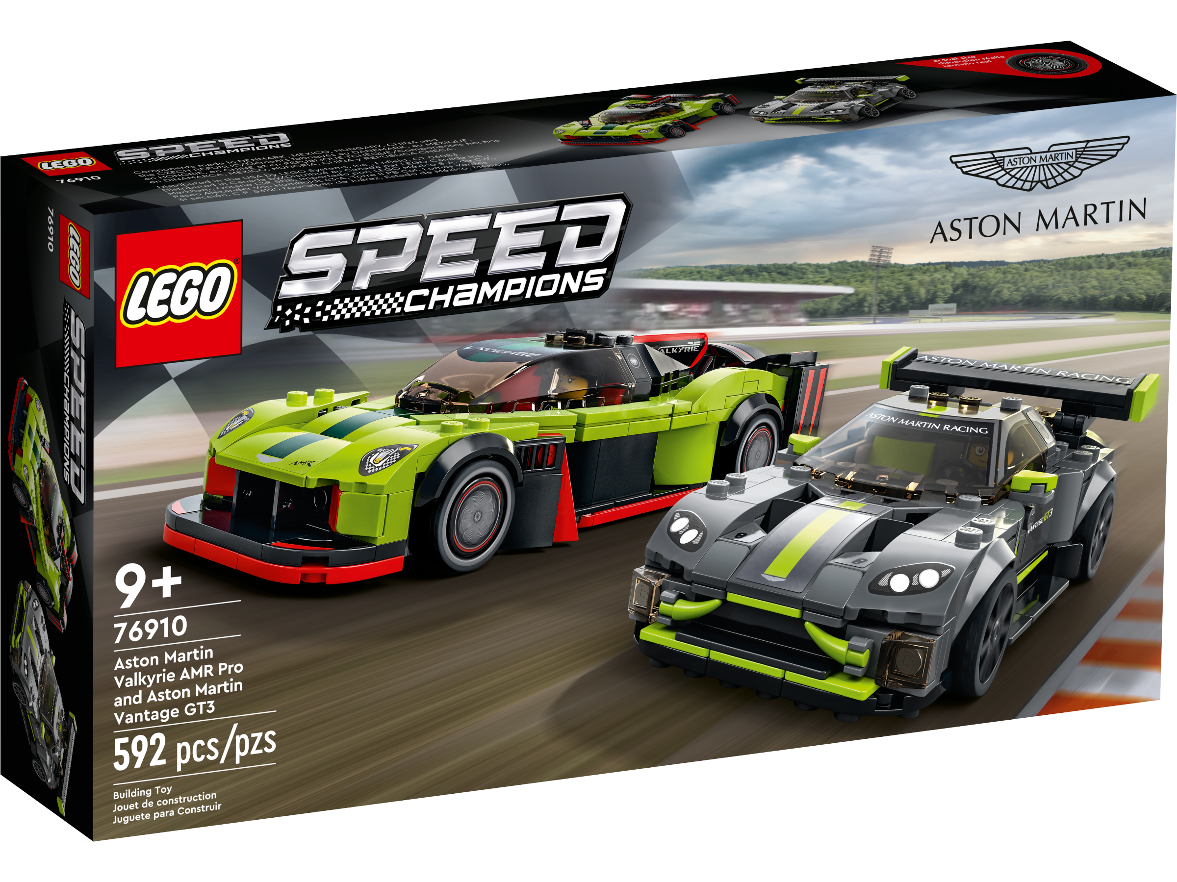 LEGO 76910 ASTON MARTIN AMR PRO E ASTON MARTIN VANTAGE GT3 SPEED CHAMPIONS