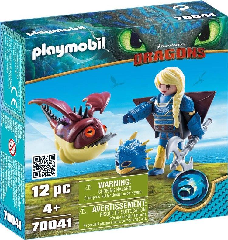 PLAYMOBIL 70040 ASTRID CON TUTA DA VOLO E GARGAROZZONE