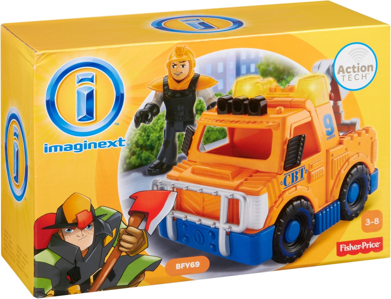 FISHER PRICE BFY69 IMAGINEXT CARRO ATTREZZI