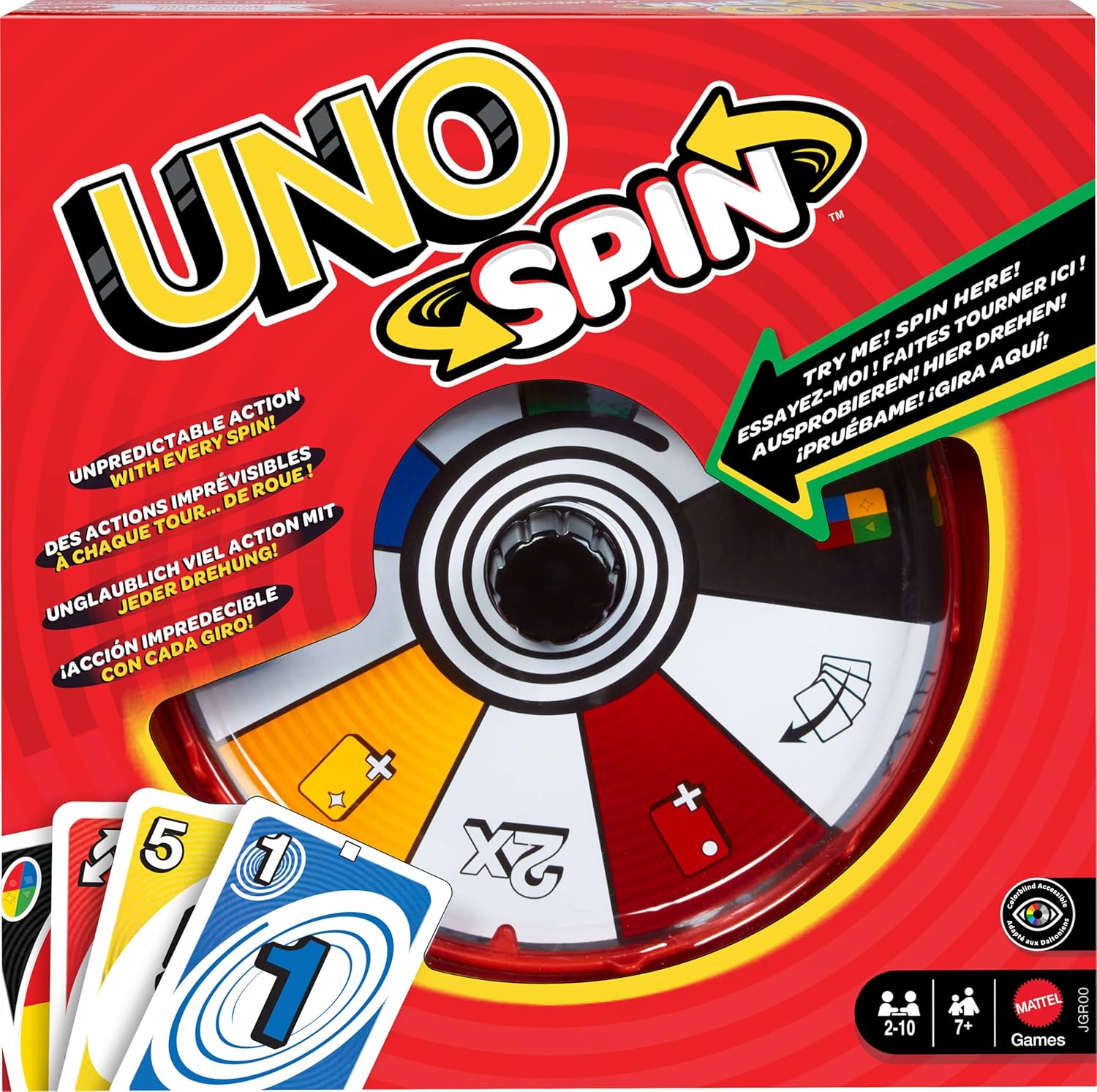 MATTEL JGR00 UNO SPIN