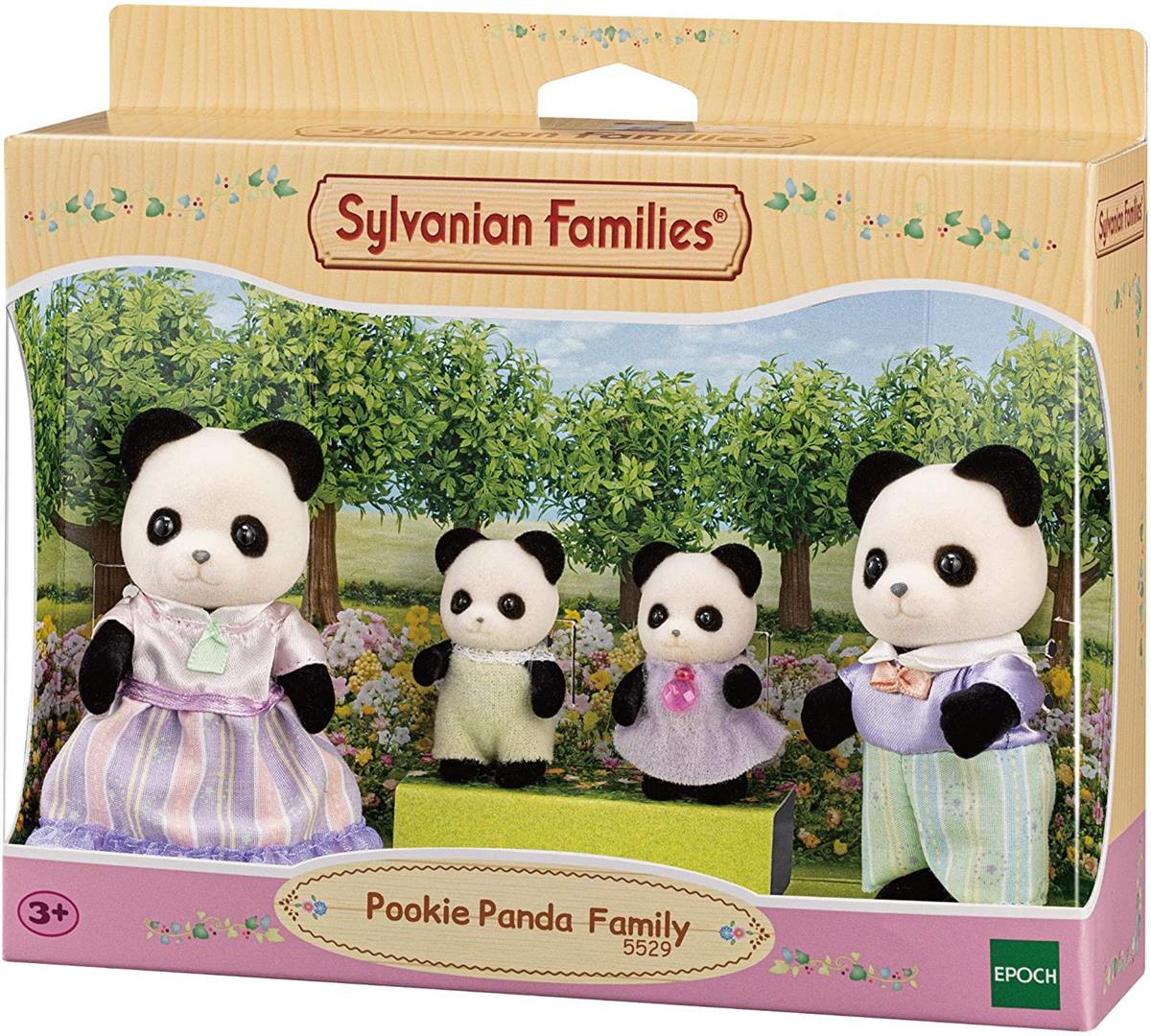 SYLVANIAN FAMILIES 5529 POOKIE PANDA FAMILY