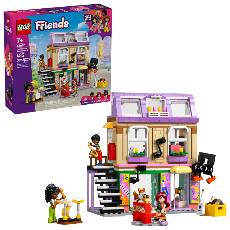 LEGO 42653 NEGOZIO DI MUSICA E APPARTAMENTO FRIENDS