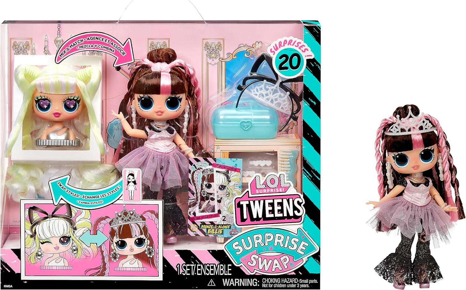 MGA 591740 LOL SURPRISE TWEEN SURPRISE SWAP FASHION DOLL