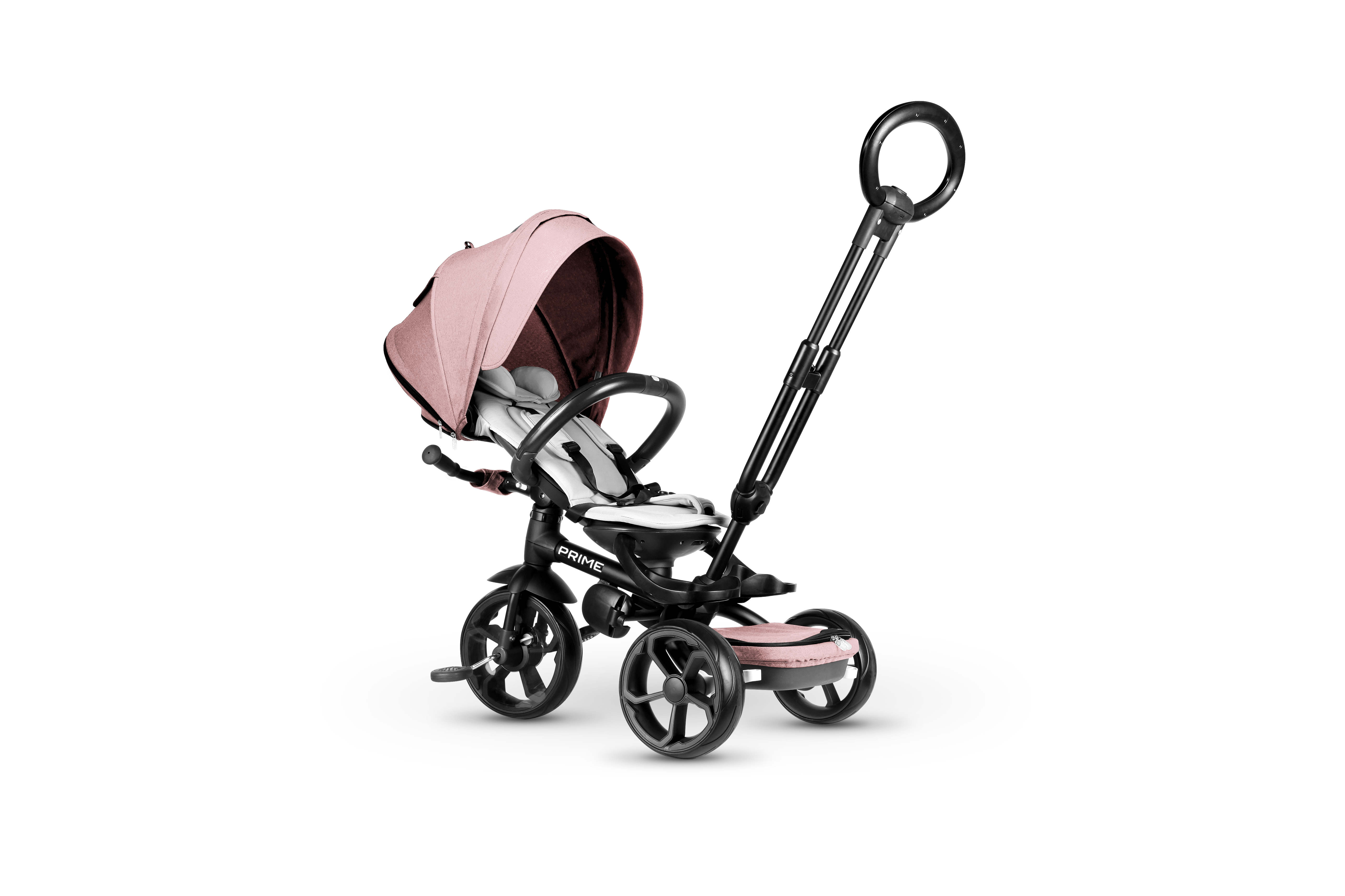 REAL BABY QP100001 TRICICLO PRIME ROSA 6 IN 1
