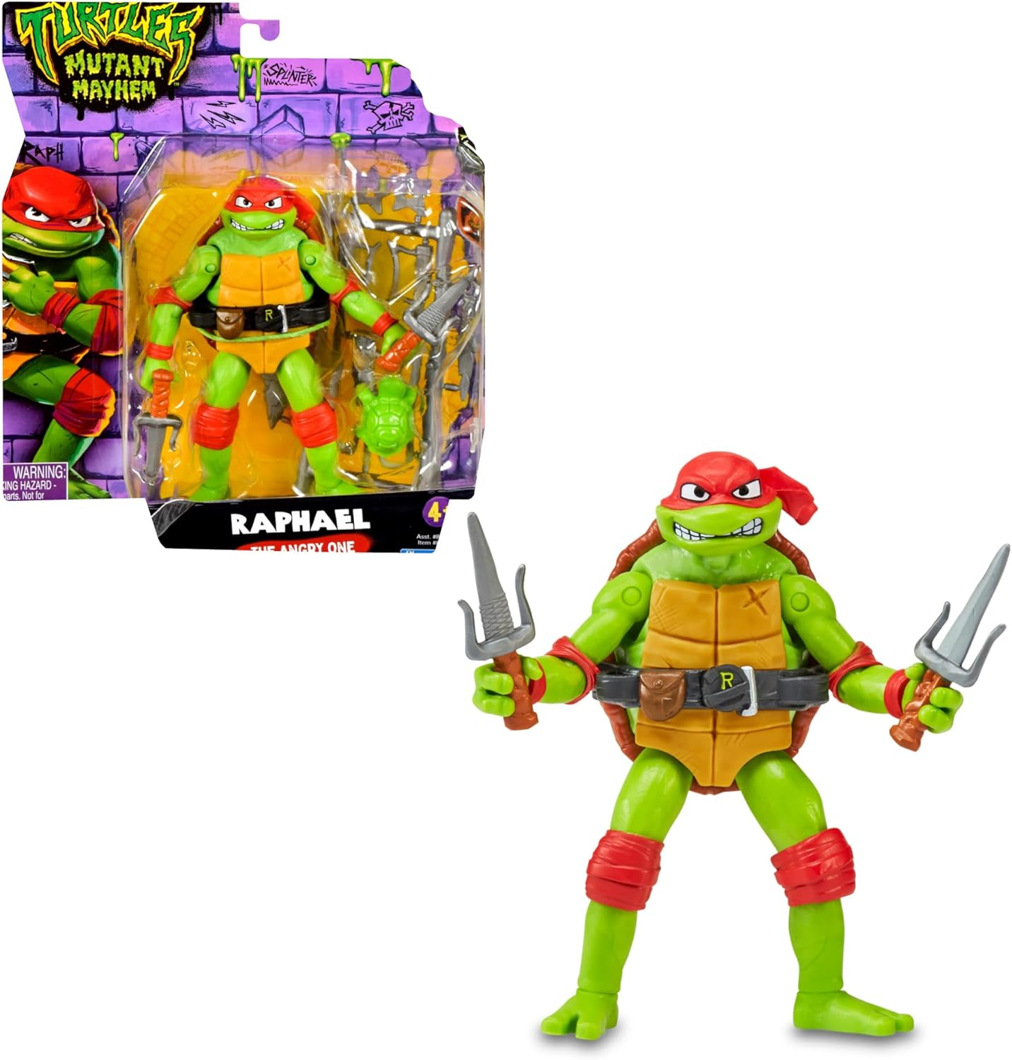 GIOCHI PREZIOSI 83284 TURLTES MUTANT NINJA RAPHAEL