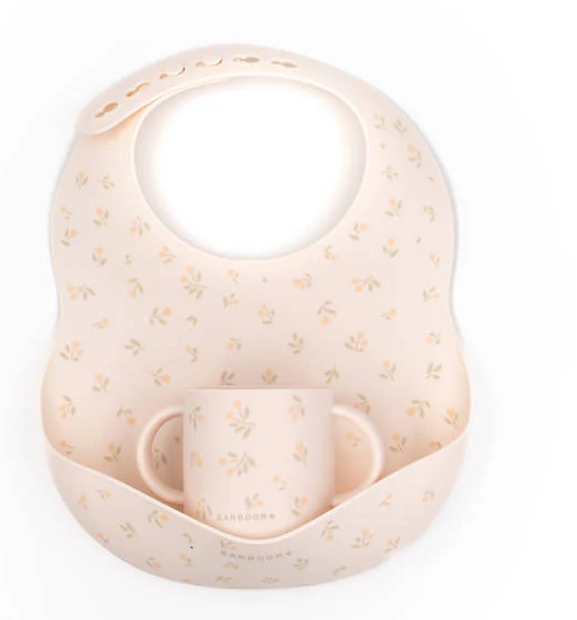 BAMBOOM 905.204 BAVAGLINO E TAZZA IN SILICONE TULIPS