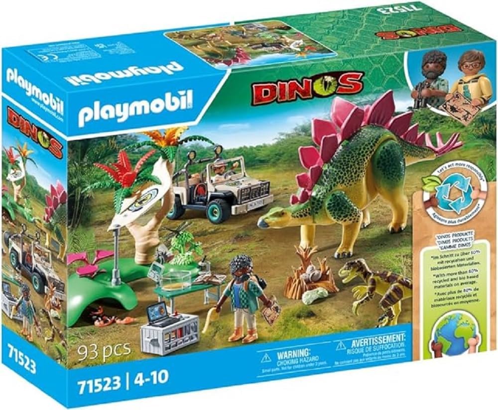 PLAYMOBIL 71523 CAMPO BASE CON DINOSAURI