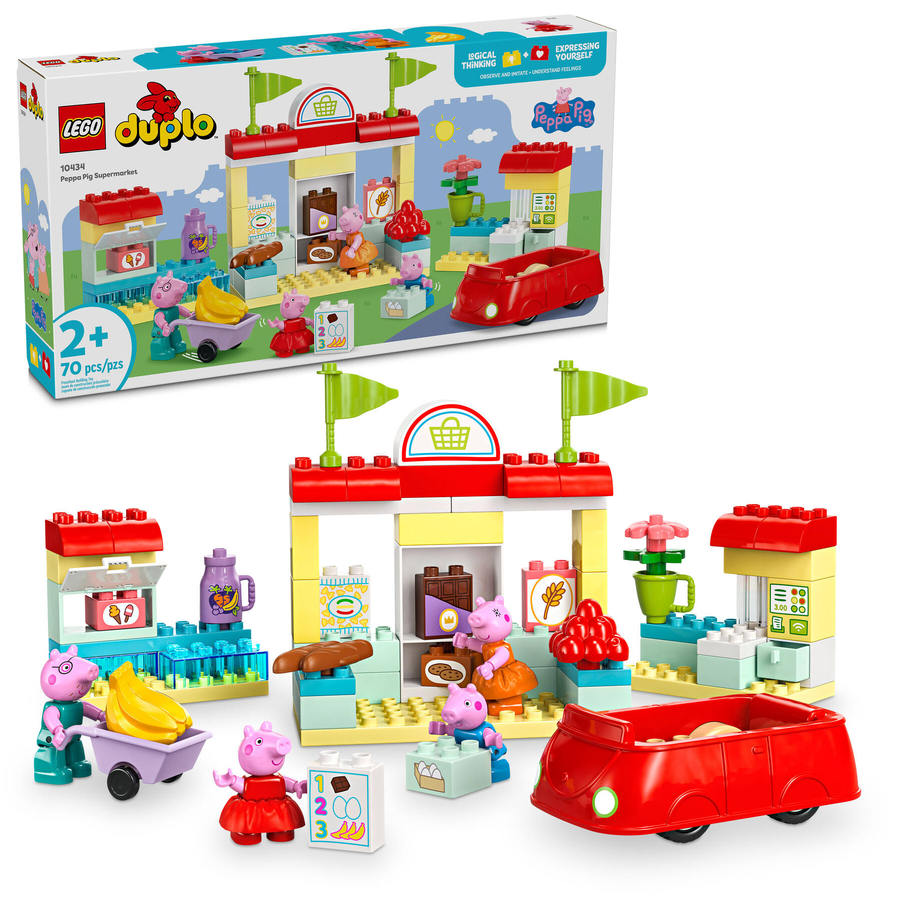 LEGO 10434 IL SUPERMERCATO DI PEPPA PIG DUPLO